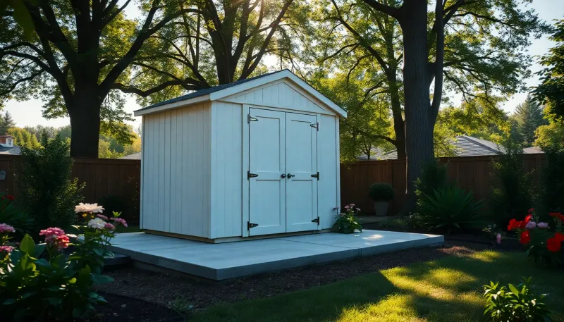 Choisir un abri de jardin sur dalle béton : guide complet